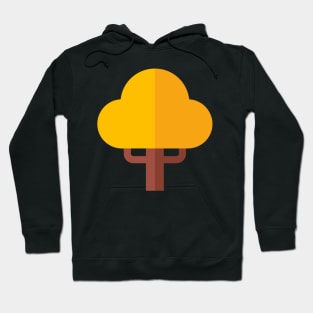 autumn tree icon Hoodie